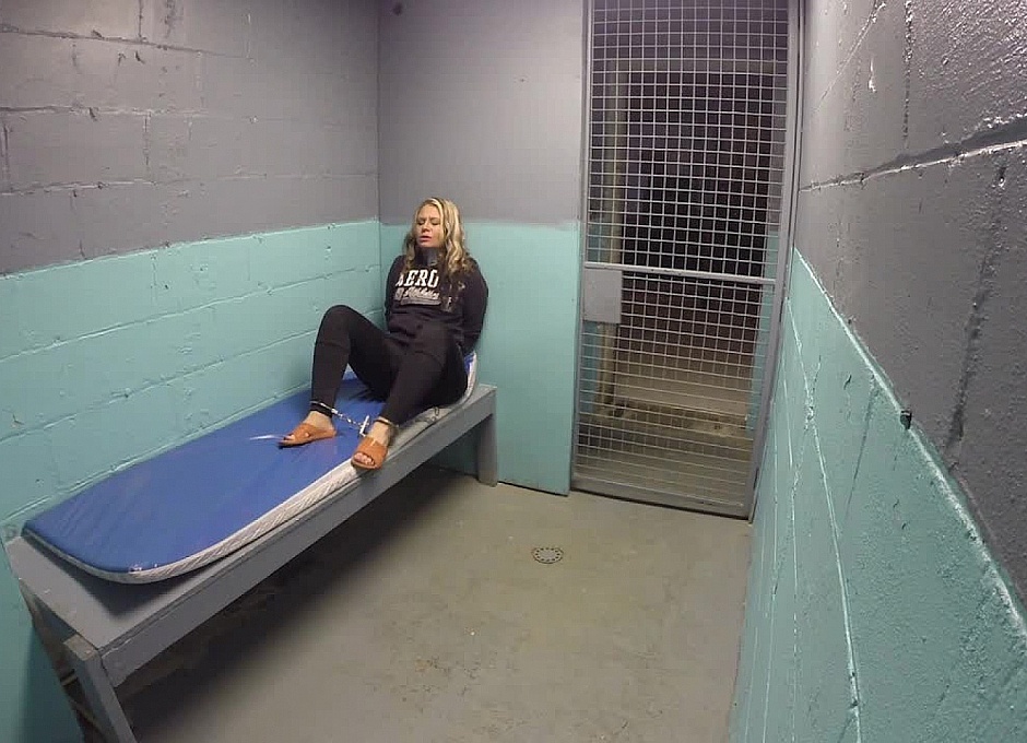 Adara Chained Up Waiting For Her Corrupt Probation Officer